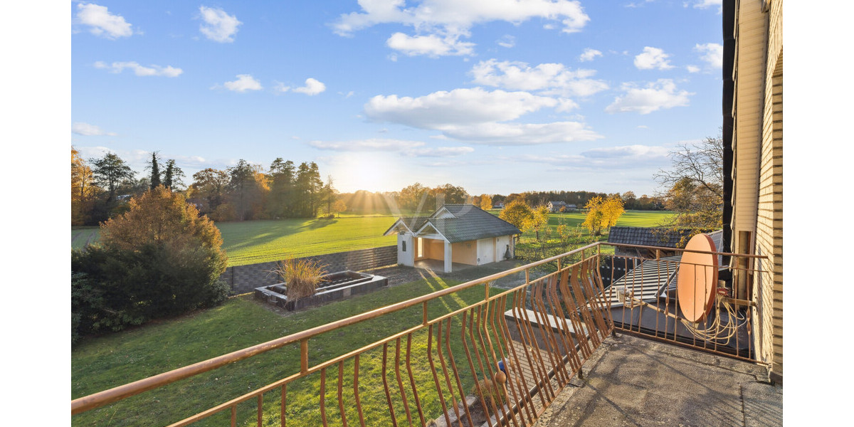 Aussicht vom Balkon