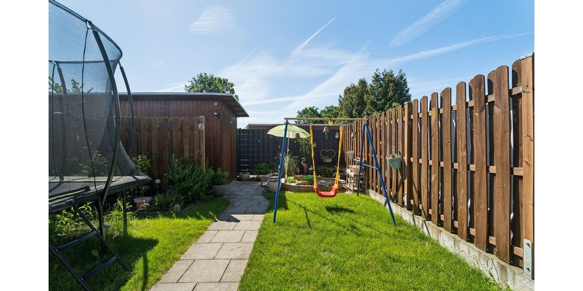 Idealer Garten für Kinder